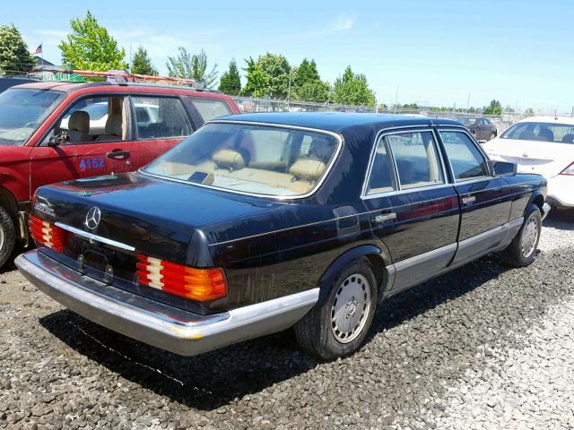 WDBCA39D0HA344238 - 1987 MERCEDES-BENZ 560 SEL BLACK photo 4