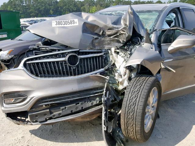 5GAERBKW8KJ262596 - 2019 BUICK ENCLAVE ES GRAY photo 9