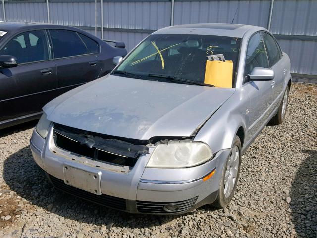 WVWRH63B73P112614 - 2003 VOLKSWAGEN PASSAT GLX SILVER photo 2