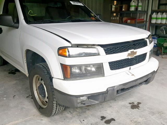 1GCCSBF98B8137698 - 2011 CHEVROLET COLORADO WHITE photo 9