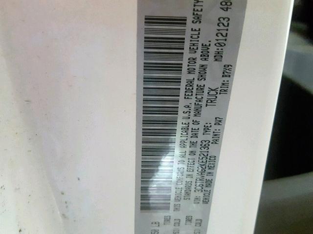 3C6TRVAG2KE521363 - 2019 RAM PROMASTER 白色 照片 10