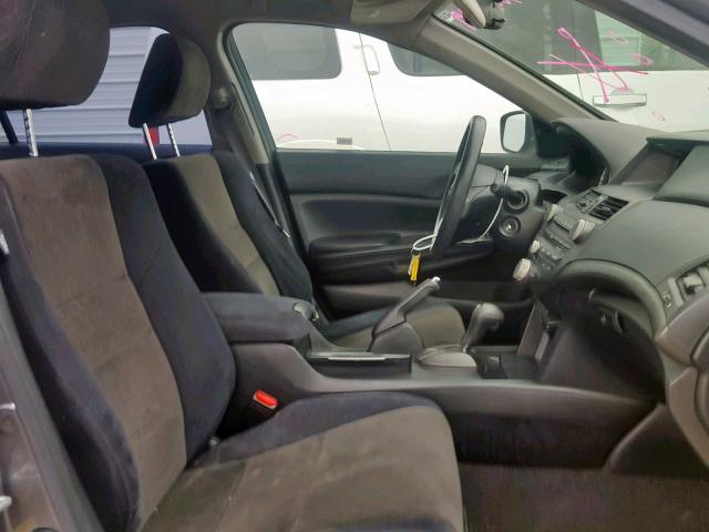 JHMCP26309C006350 - 2009 HONDA ACCORD LX GRAY photo 5