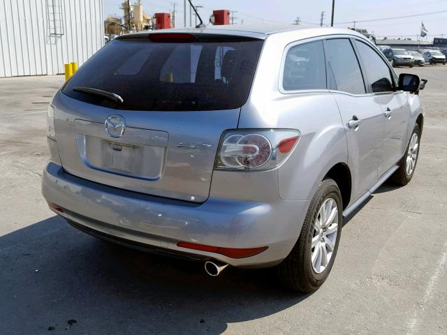 JM3ER2AM2B0386410 - 2011 MAZDA CX-7 SILVER photo 4