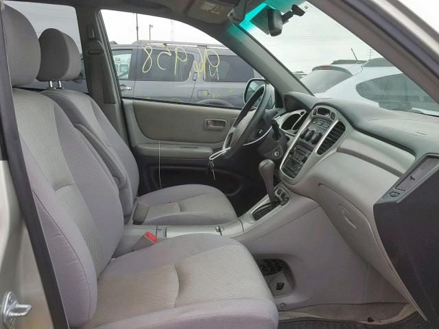 JTEEW21A570040555 - 2007 TOYOTA HIGHLANDER SILVER photo 5