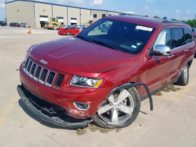 1C4RJFBG3FC684681 - 2015 JEEP GRAND CHER MAROON photo 2