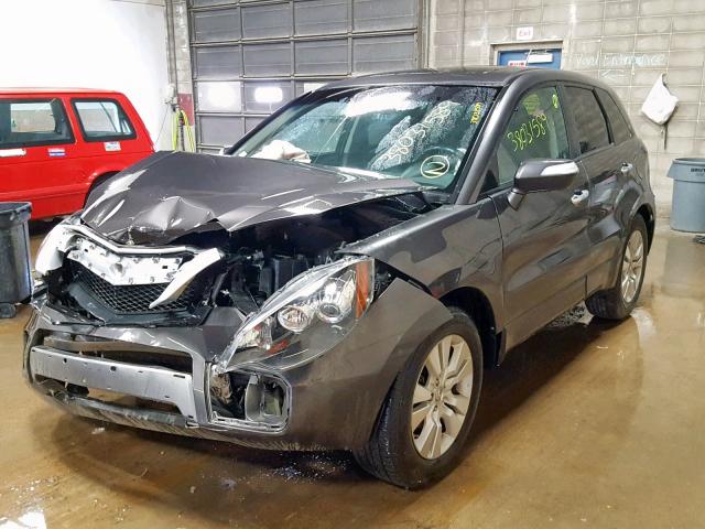 5J8TB1H53AA001752 - 2010 ACURA RDX TECHNO GRAY photo 2