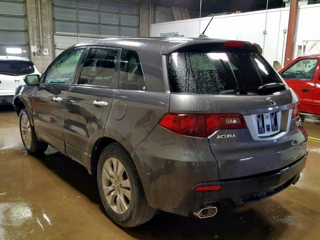 5J8TB1H53AA001752 - 2010 ACURA RDX TECHNO GRAY photo 3