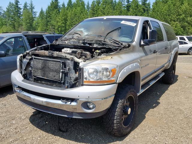 3D7KS29C96G162795 - 2006 DODGE RAM 2500 SILVER photo 2