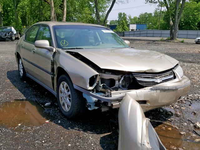 2G1WF52E759301966 - 2005 CHEVROLET IMPALA TAN photo 1