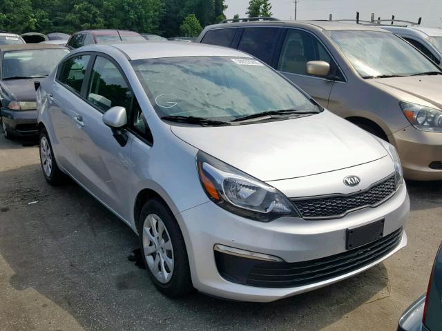 KNADM4A35H6104253 - 2017 KIA RIO LX SILVER photo 1