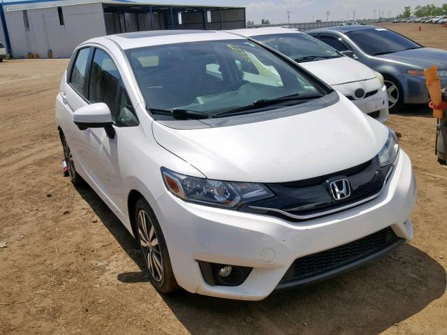 3HGGK5G89FM721975 - 2015 HONDA FIT EX WHITE photo 1