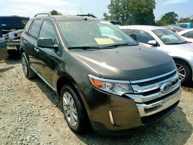 2FMDK3JC8BBA37932 - 2011 FORD EDGE SEL BROWN photo 1