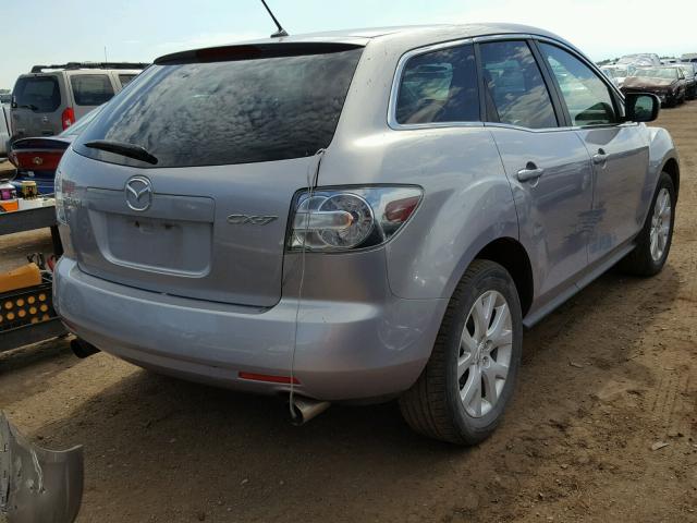 JM3ER293580209435 - 2008 MAZDA CX-7 SILVER photo 4