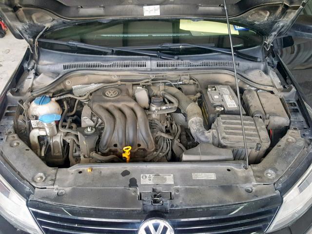 3VW2K7AJ5DM404012 - 2013 VOLKSWAGEN JETTA BASE BLACK photo 7