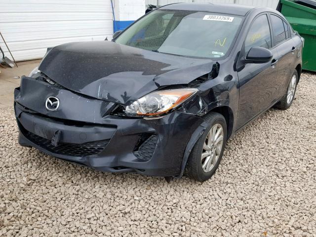 JM1BL1V74D1737116 - 2013 MAZDA 3 I GRAY photo 2