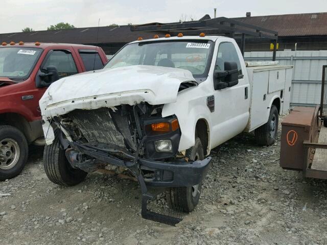 1FDSF35R38ED04272 - 2008 FORD F350 WHITE photo 2