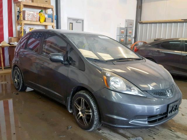 JHMGE8H36DC058369 - 2013 HONDA FIT GRAY photo 1