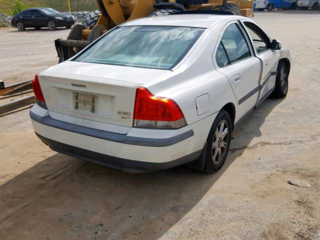 YV1RS58D312037906 - 2001 VOLVO S60 2.4T WHITE photo 4