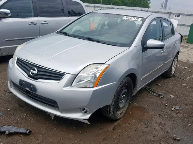 3N1AB6AP9AL660025 - 2010 NISSAN SENTRA 2.0 SILVER photo 2