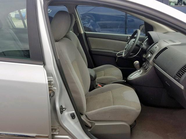 3N1AB6AP9AL660025 - 2010 NISSAN SENTRA 2.0 SILVER photo 5