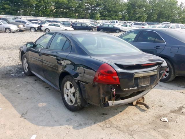 2G2WP552081134122 - 2008 PONTIAC GRAND PRIX BLACK photo 3