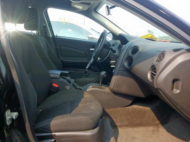 2G2WP552081134122 - 2008 PONTIAC GRAND PRIX BLACK photo 5