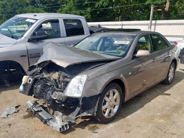 1G6DW677460111216 - 2006 CADILLAC STS BROWN photo 2