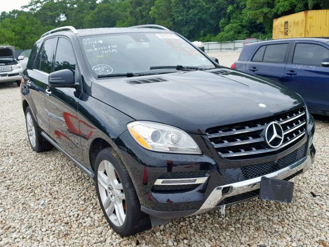 4JGDA5JB1EA409245 - 2014 MERCEDES-BENZ ML 350 BLACK photo 1