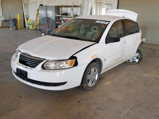 1G8AJ55F87Z138297 - 2007 SATURN ION LEVEL WHITE photo 2
