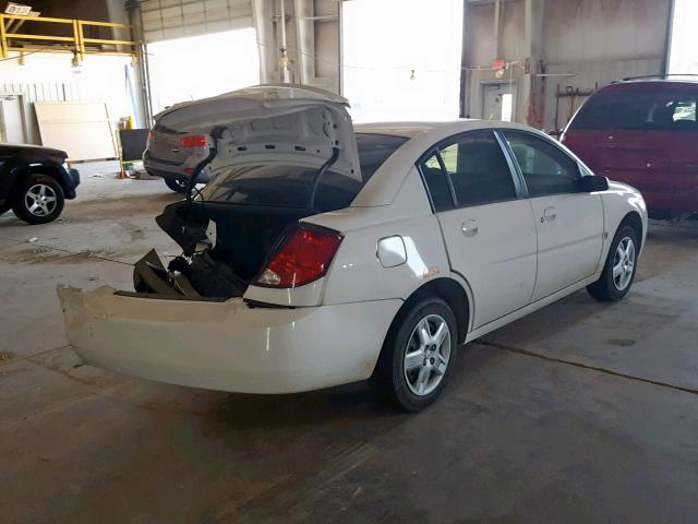 1G8AJ55F87Z138297 - 2007 SATURN ION LEVEL WHITE photo 4