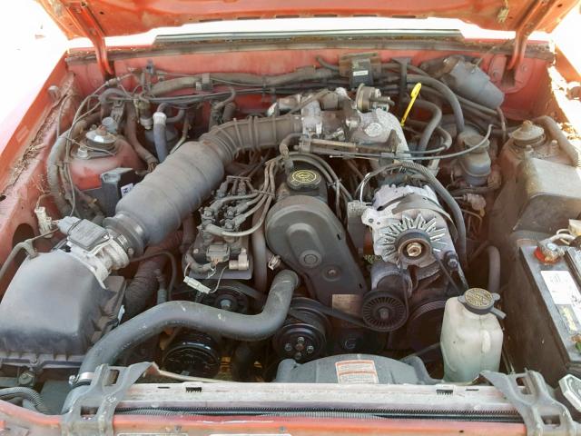 1FACP44M5PF187634 - 1993 FORD MUSTANG LX RED photo 7