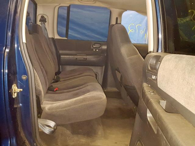 1D7HG48N14S680321 - 2004 DODGE DAKOTA QUA BLUE photo 6