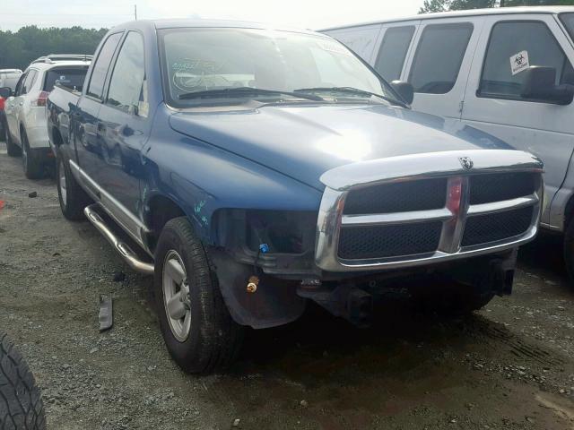 1D7HA18D33S345292 - 2003 DODGE RAM 1500 S BLUE photo 1