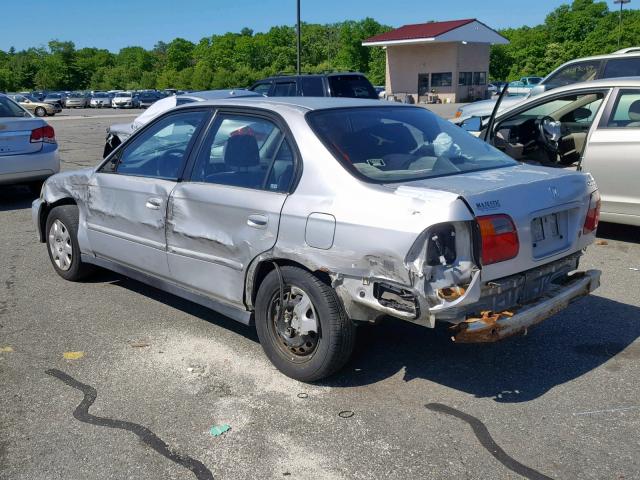 2HGEJ6612XH576153 - 1999 HONDA CIVIC BASE Gümüş foto 3