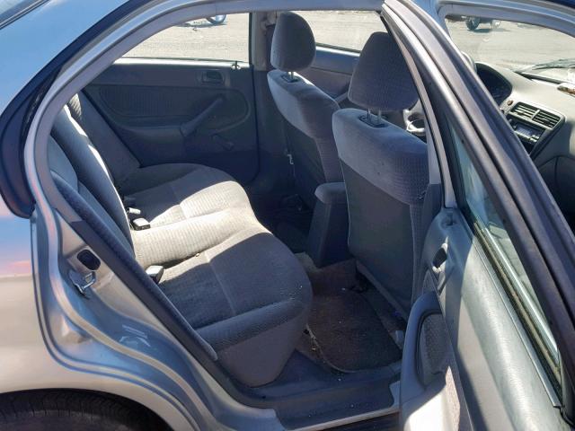 2HGEJ6612XH576153 - 1999 HONDA CIVIC BASE Gümüş foto 6