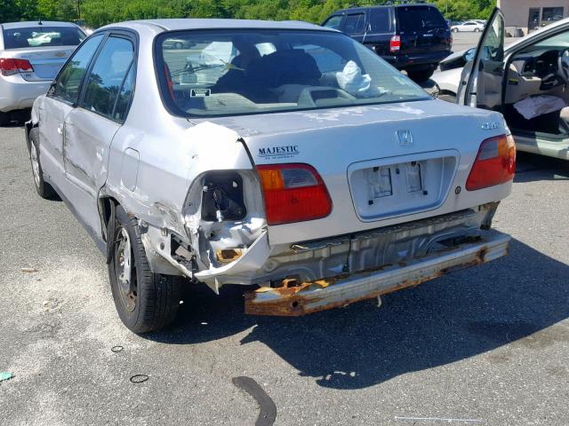 2HGEJ6612XH576153 - 1999 HONDA CIVIC BASE Gümüş foto 9