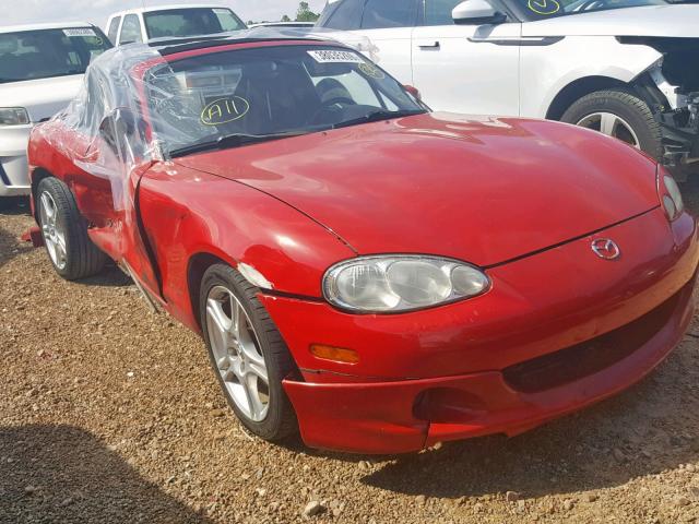 JM1NB353850413019 - 2005 MAZDA MX-5 MIATA RED photo 1