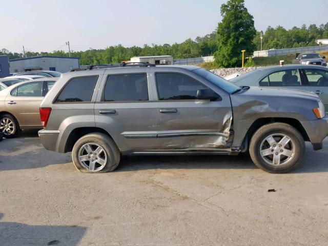 1J8HS48P07C689786 - 2007 JEEP GRAND CHER GRAY photo 10