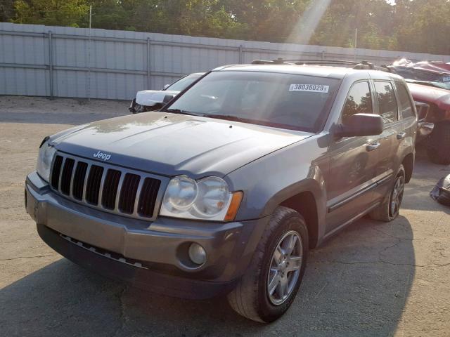 1J8HS48P07C689786 - 2007 JEEP GRAND CHER GRAY photo 2