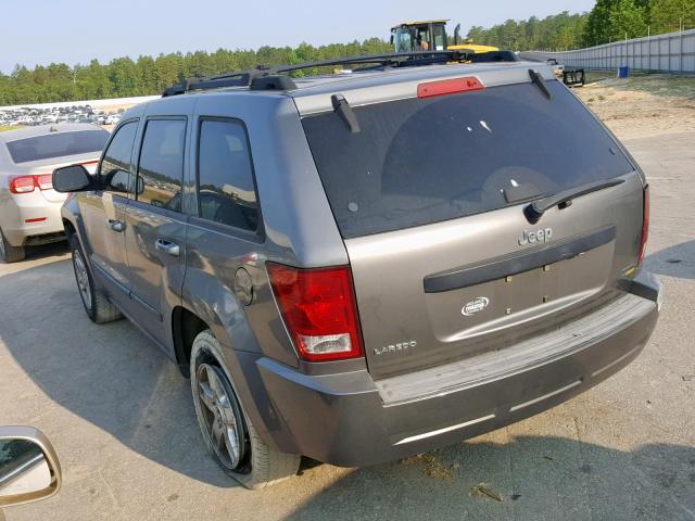 1J8HS48P07C689786 - 2007 JEEP GRAND CHER GRAY photo 3