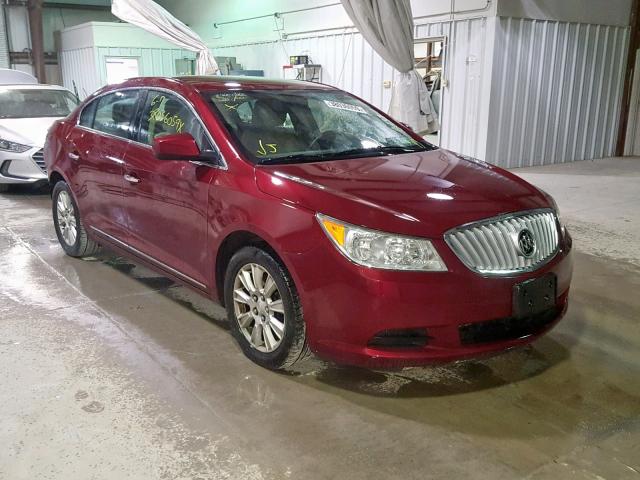 1G4GB5EG6AF139975 - 2010 BUICK LACROSSE C RED photo 1