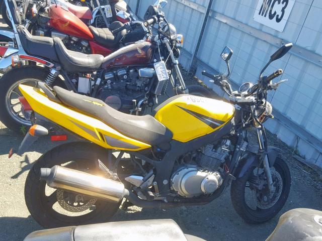 VTTGM51A842101415 - 2004 SUZUKI GS500 FK YELLOW photo 6