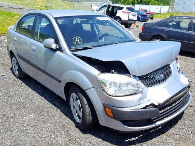 KNADE223896495335 - 2009 KIA RIO BASE SILVER photo 1