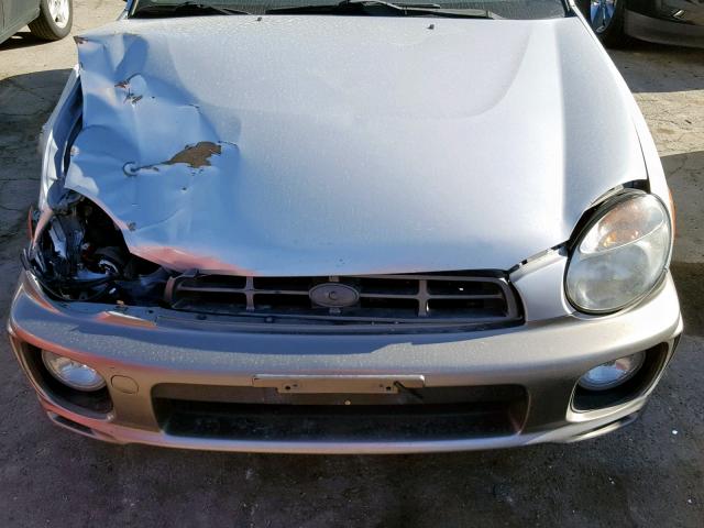 JF1GG68572H826125 - 2002 SUBARU IMPREZA OU SILVER photo 7