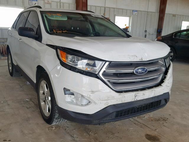 2FMPK3G96GBB31078 - 2016 FORD EDGE SE WHITE photo 1