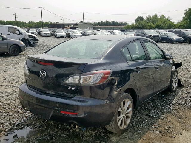 JM1BL1S69A1188634 - 2010 MAZDA 3 S BLACK photo 4