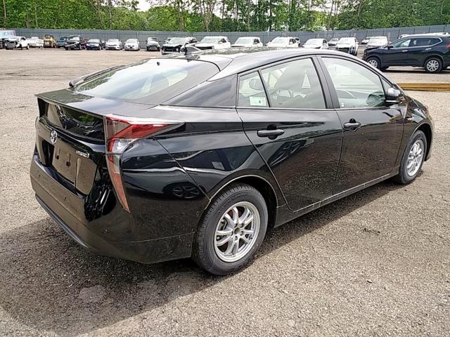 JTDKARFU1J3554796 - 2018 TOYOTA PRIUS BLACK photo 3