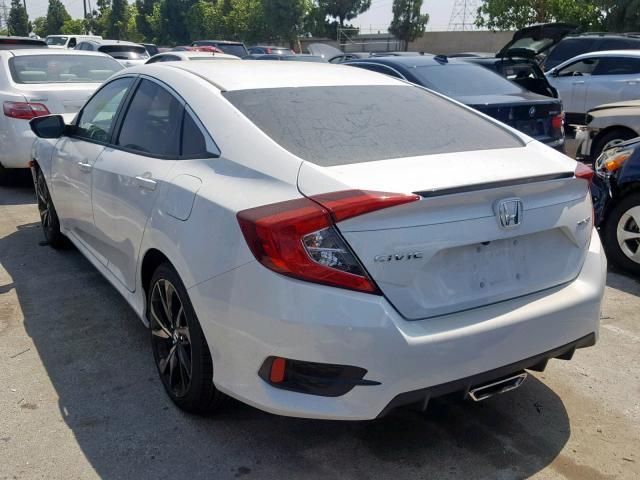 2HGFC2F80KH528857 - 2019 HONDA CIVIC SPOR WHITE photo 3