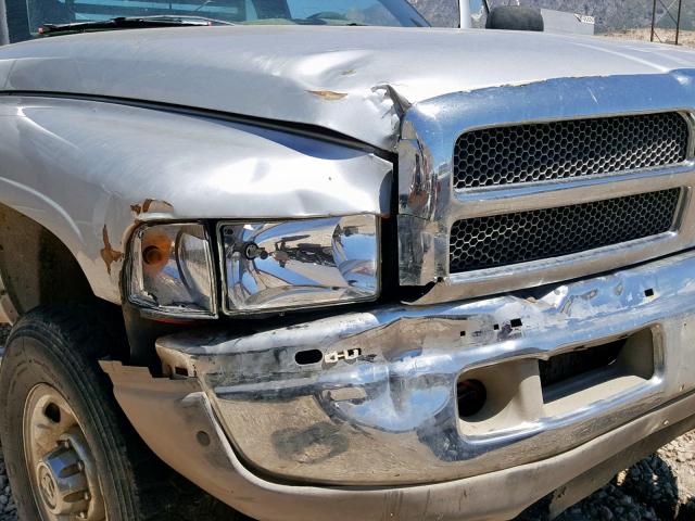 3B7KF2667XM557624 - 1999 DODGE RAM 2500 SILVER photo 9