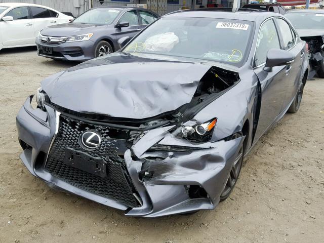 JTHBA1D21G5034743 - 2016 LEXUS IS 200T GRAY photo 2